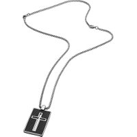 Police PJ26385PSS.01 Halskette Noss Kreuz 70cm, verstellbar bei Timeshop24 DE
