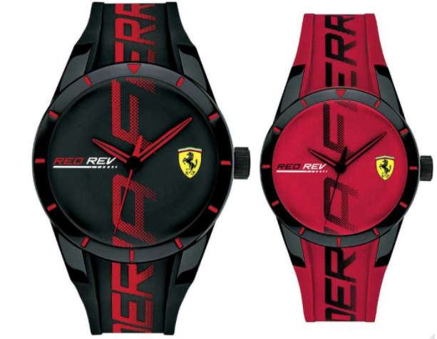 Scuderia Ferrari Uhrenset für Mann und Frau